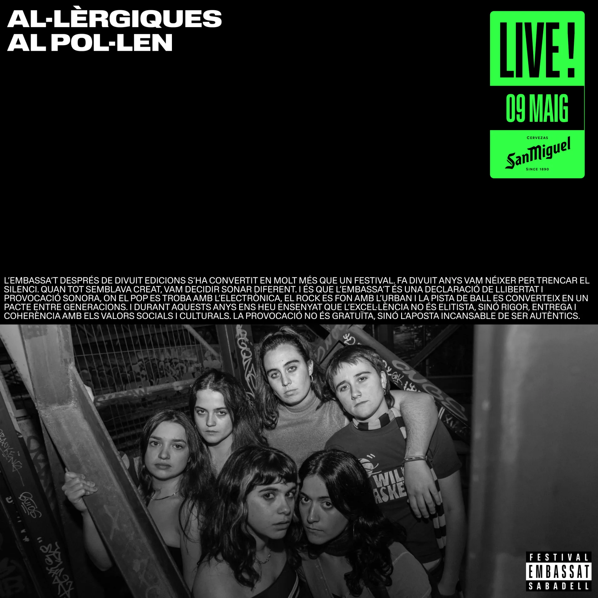 Imatge artista Al·lèrgiques al Pol·len