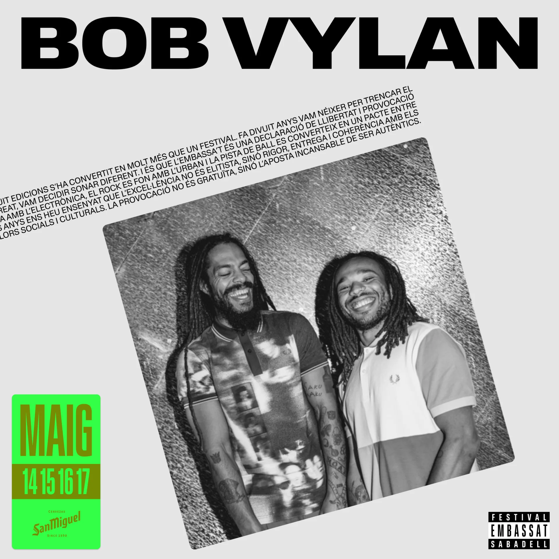 Imatge artista Bob Vylan