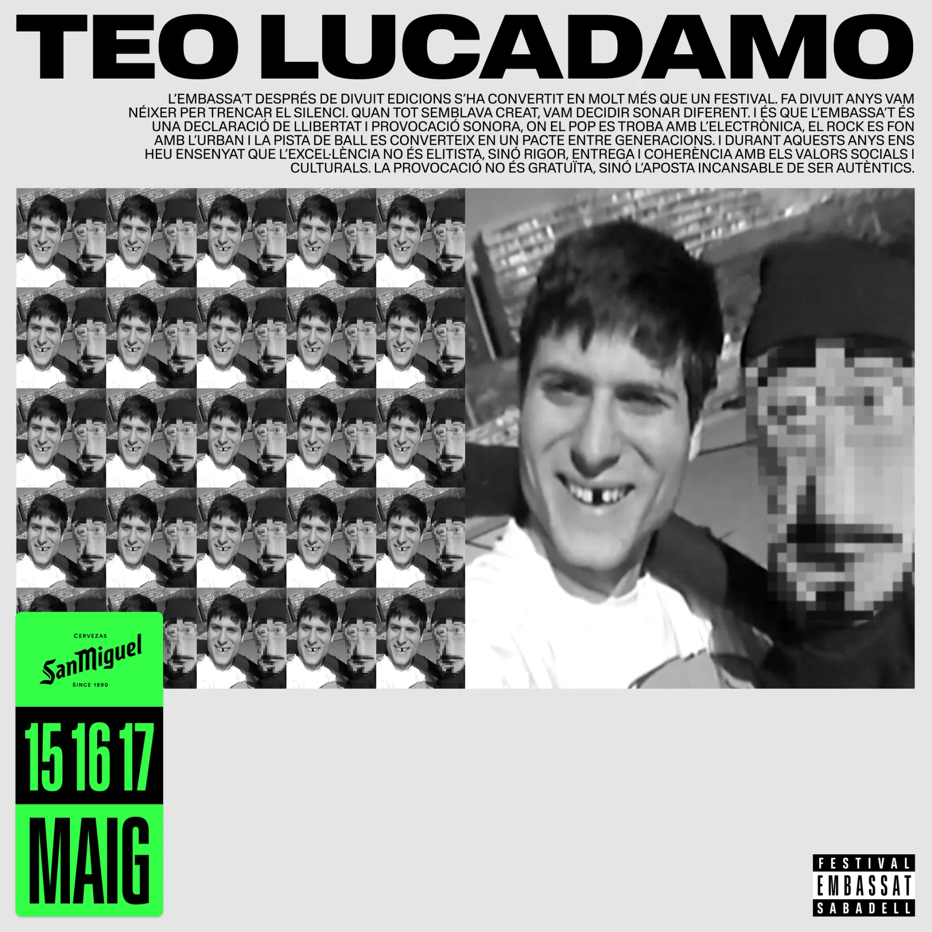 Imatge artista Teo Lucadamo